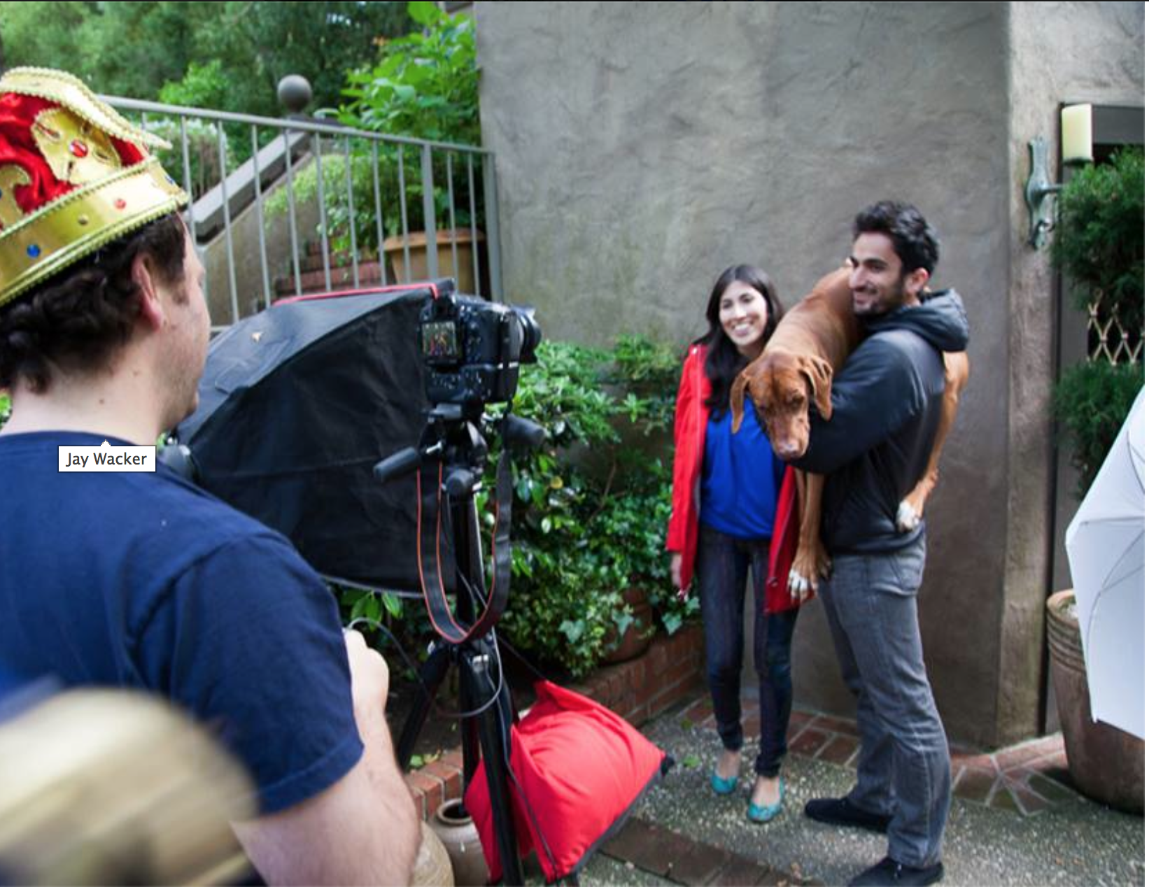 Photo of the Photobooth Set Up at Yishan Wong's Eating Contest